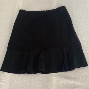 Ruby Rox Black Skirt with pleats back zipper stylish